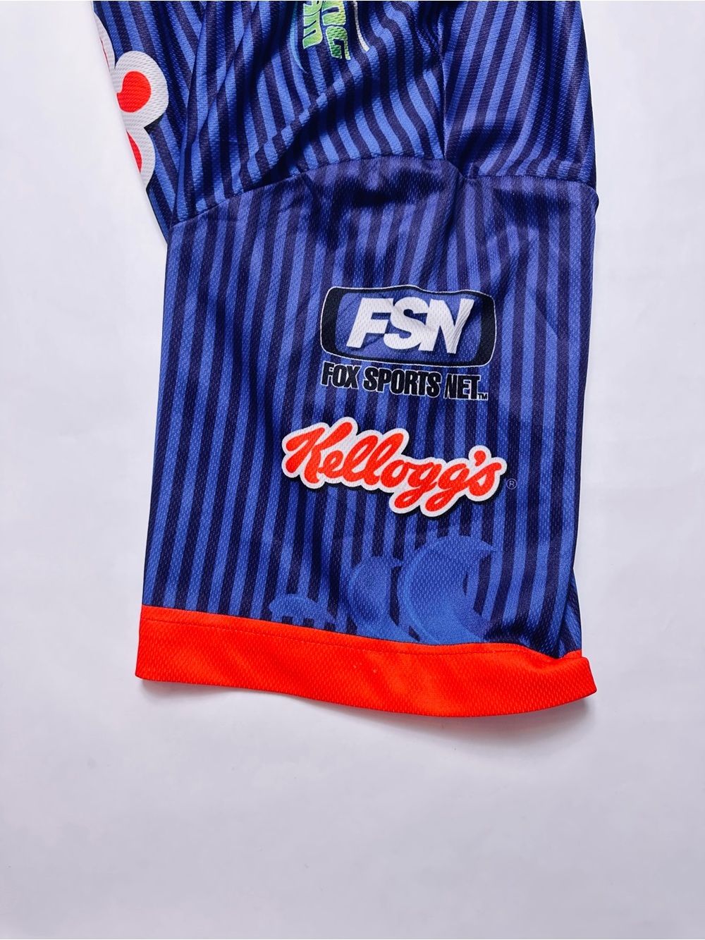 Y2K Kellogg’s Fishing Team Tournament Jersey Shirt XL Quarter Zip Performance - Picture 11 of 13